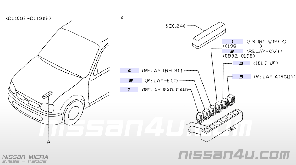 Nissan micra schaltplan k11 #9