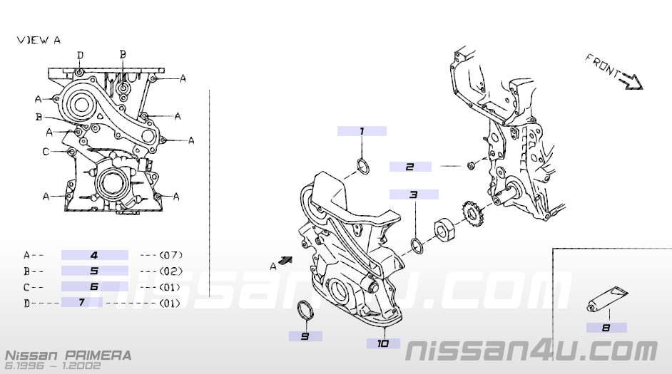 Nissan primera timing chain change #3