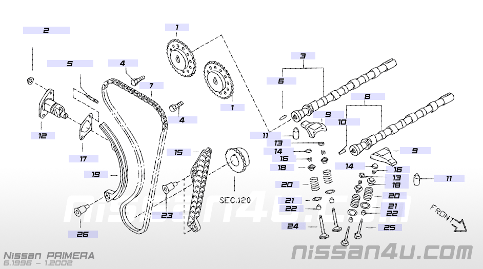 Nissan primera cam belt #6