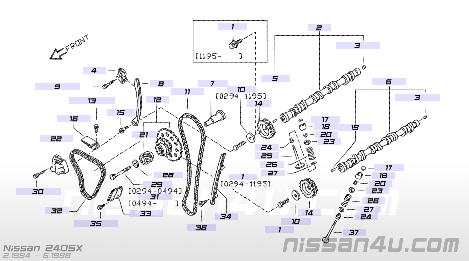 Find nissan part numbers