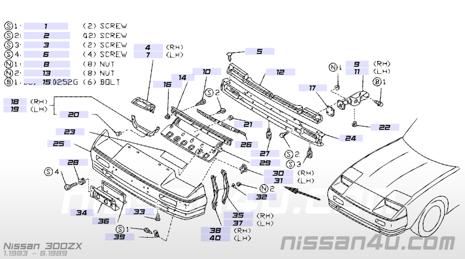 Nissan parts schematic #3