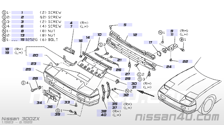 Nissan cross reference part numbers #4